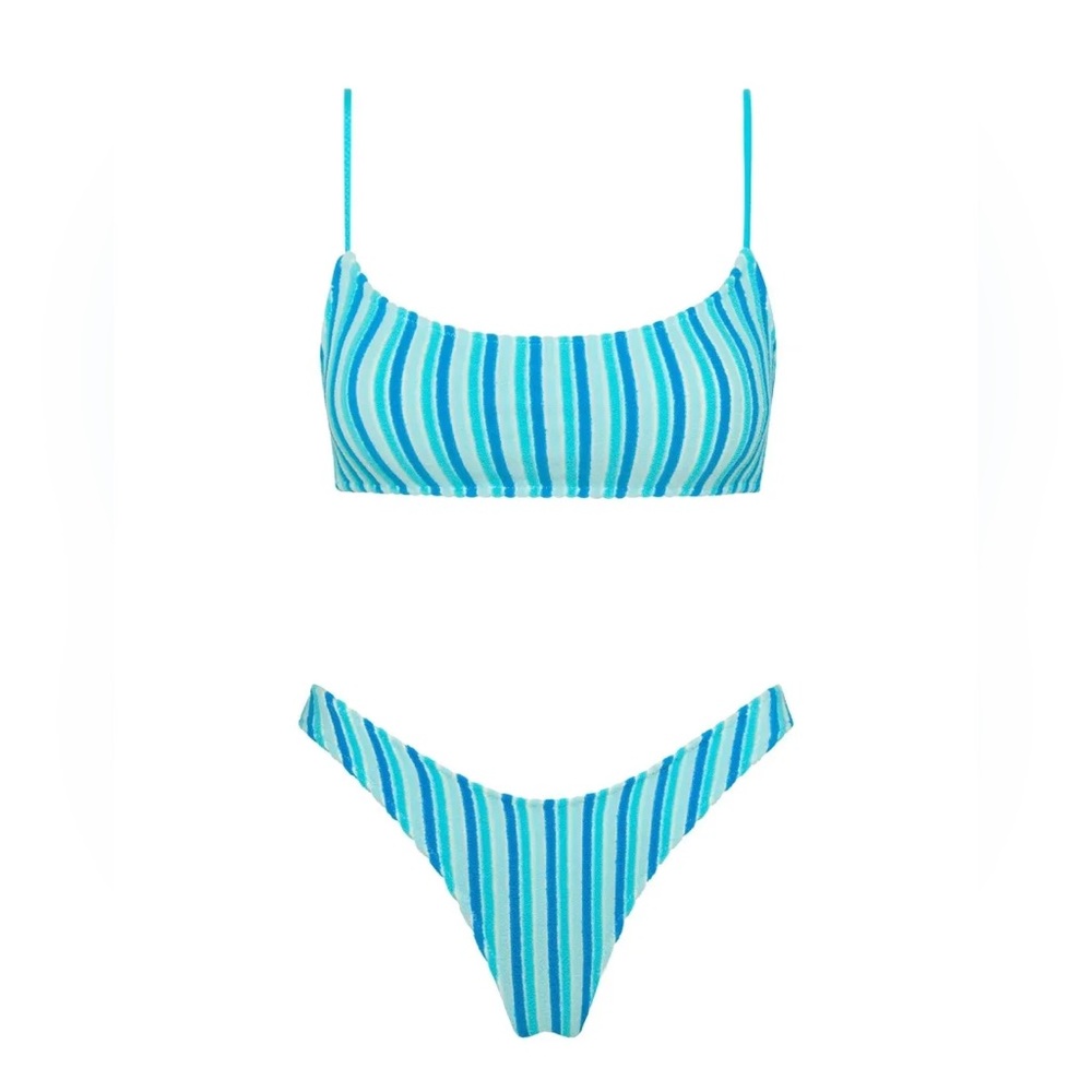 Triangl mica sour stripe bikini
